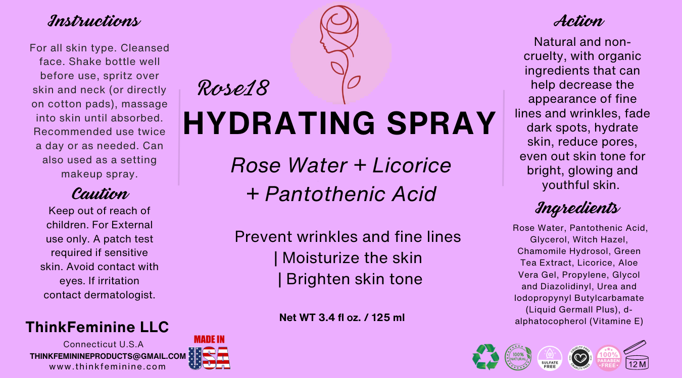 ROSE18 Hydrating Spray
