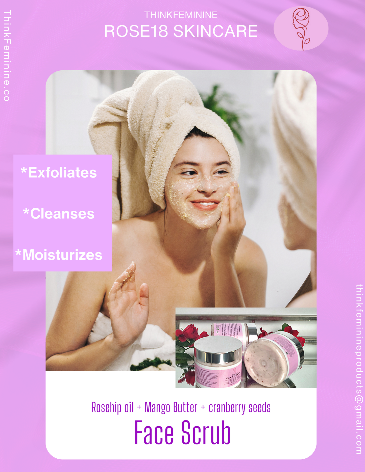 Rose18 Face Scrub
