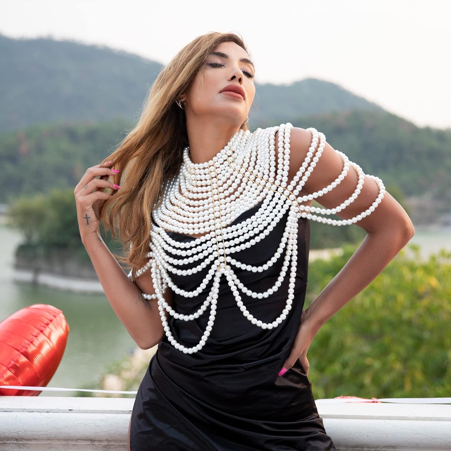 Pearl Beaded FASHION TOP