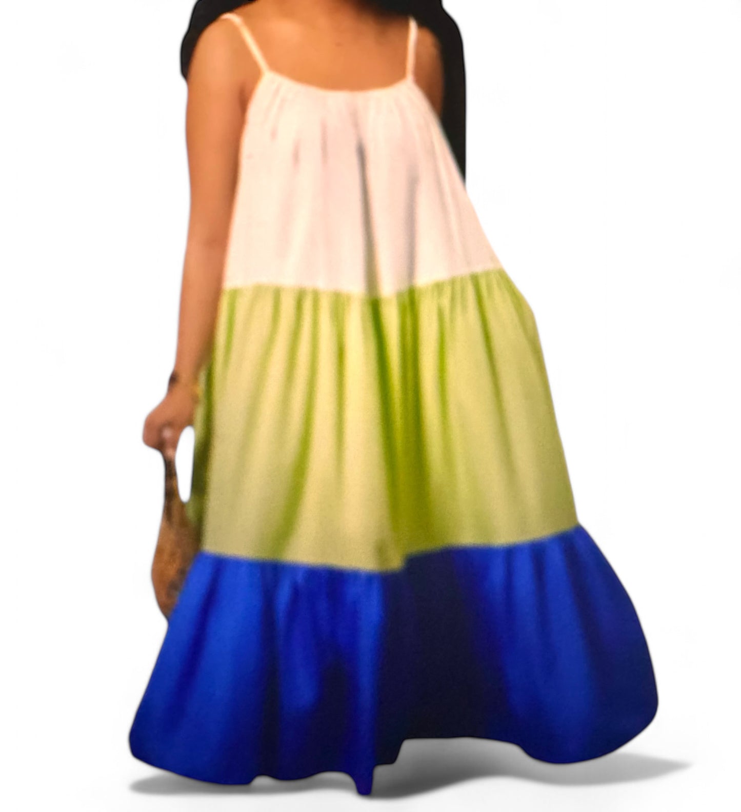Colorblock MAXI DRESS